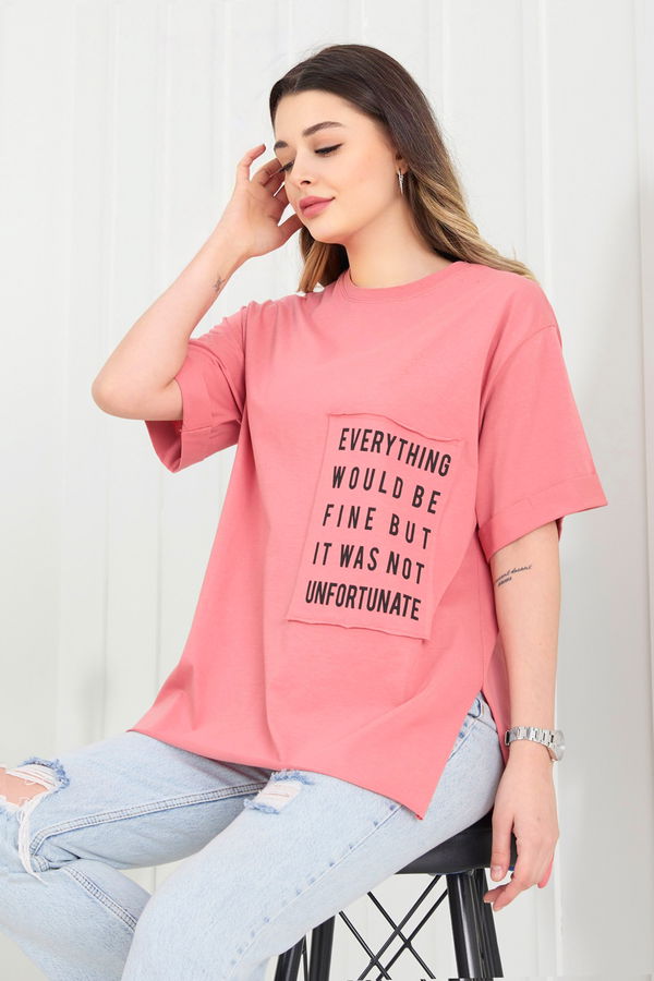 T-Shirt Pembe - 22369