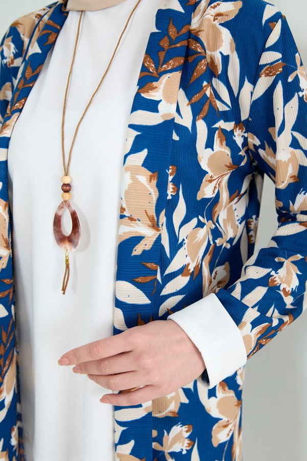 Tunik+Hırka Mavi - 22287