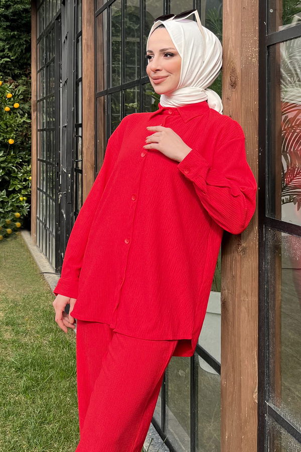 Tunik Pantolon Kırmızı - 11437