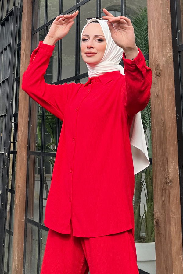 Tunik Pantolon Kırmızı - 11437