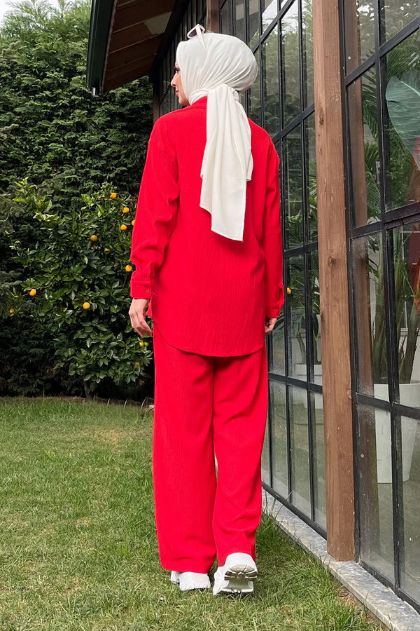 Tunik Pantolon Kırmızı - 11437
