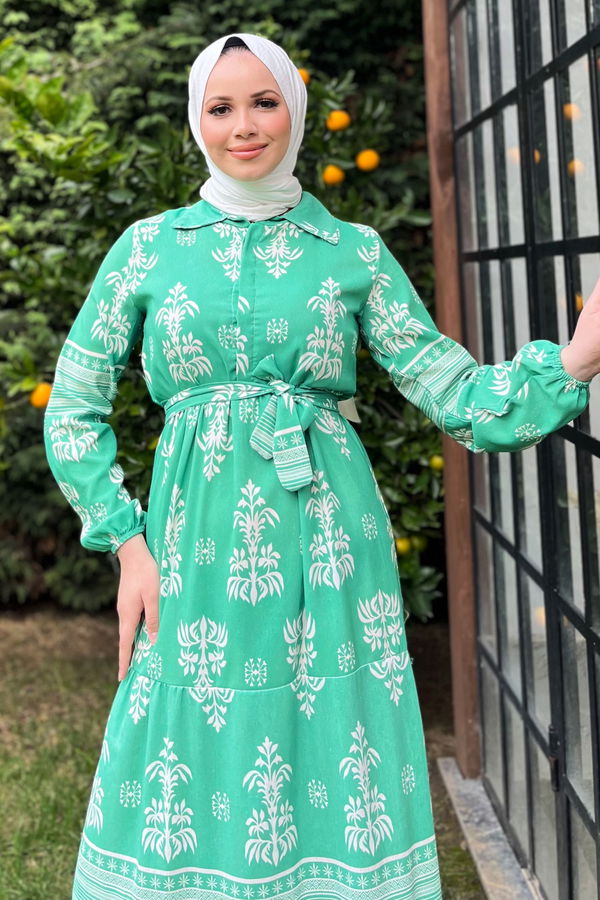 Elbise Yeşil - 22364