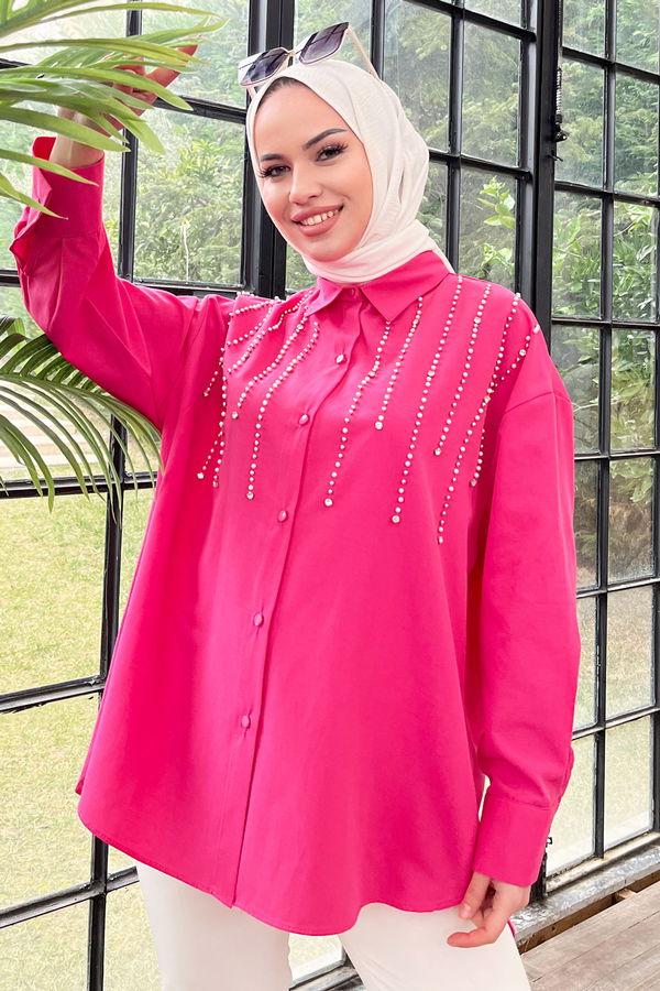 Gömlek Fuşya - 11590
