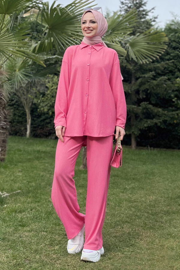 Tunik Pantolon Fuşya - 11437 FUŞYA