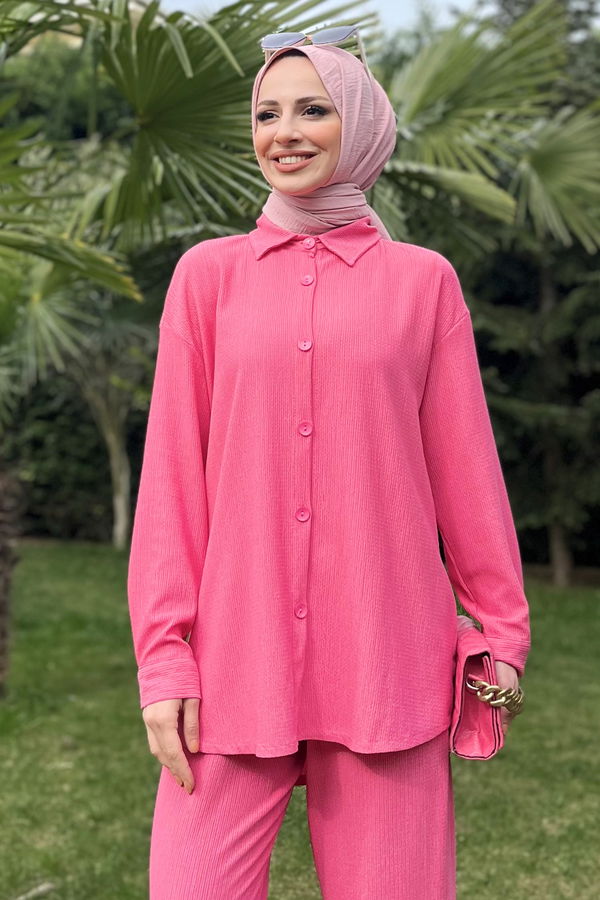 Tunik Pantolon Fuşya - 11437 FUŞYA