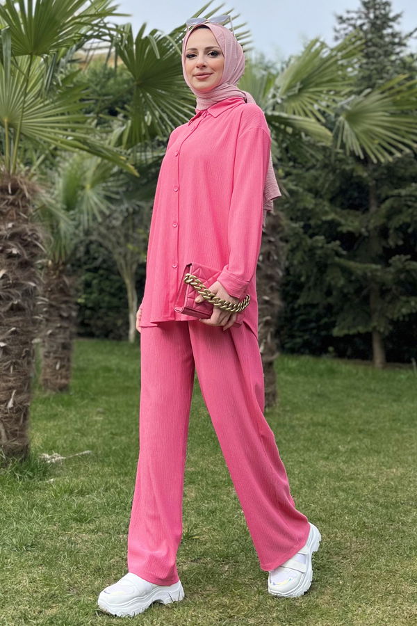 Tunik Pantolon Fuşya - 11437 FUŞYA