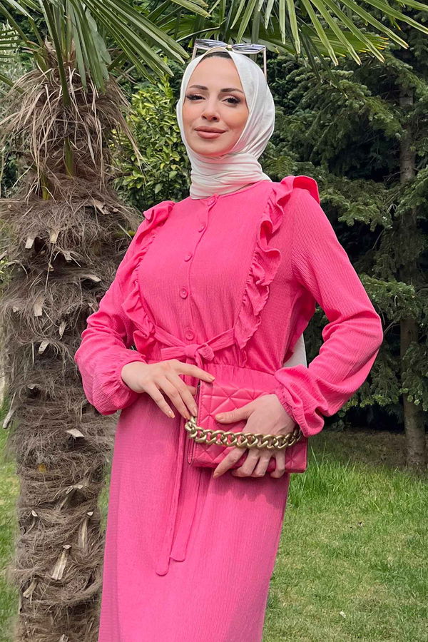 Elbise Fuşya - 11439 FUŞYA