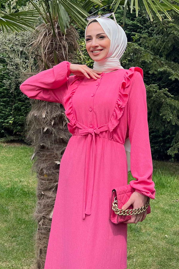 Elbise Fuşya - 11439 FUŞYA