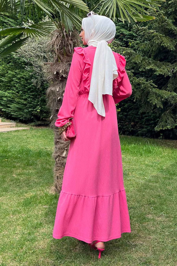 Elbise Fuşya - 11439 FUŞYA