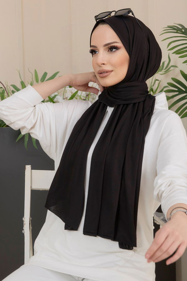 Penye Şal Siyah - 22175