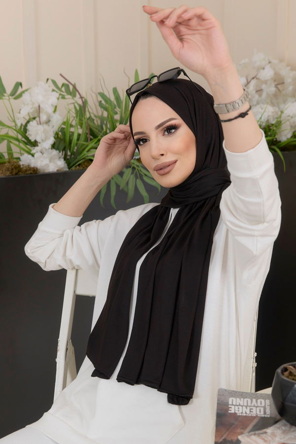 Penye Şal Siyah - 22175