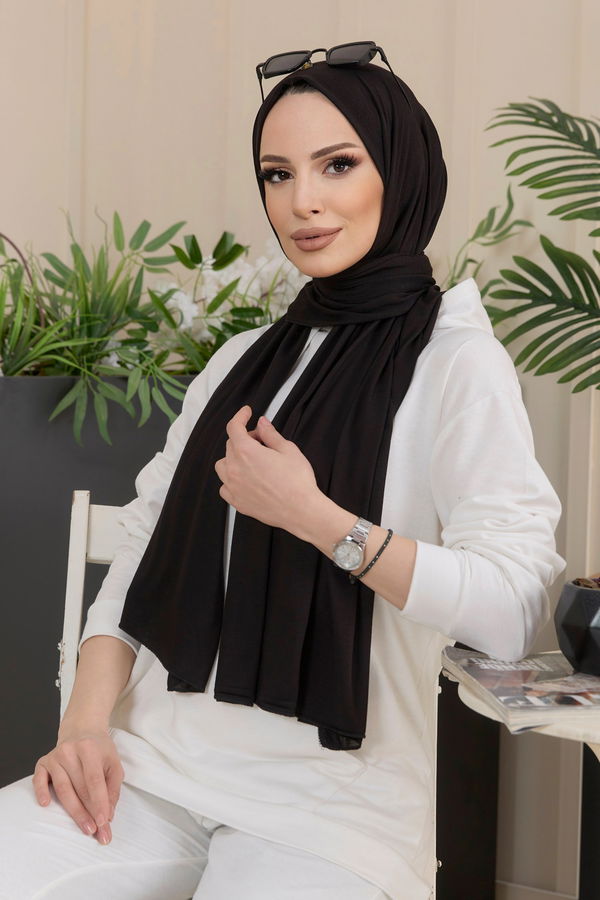 Penye Şal Siyah - 22175