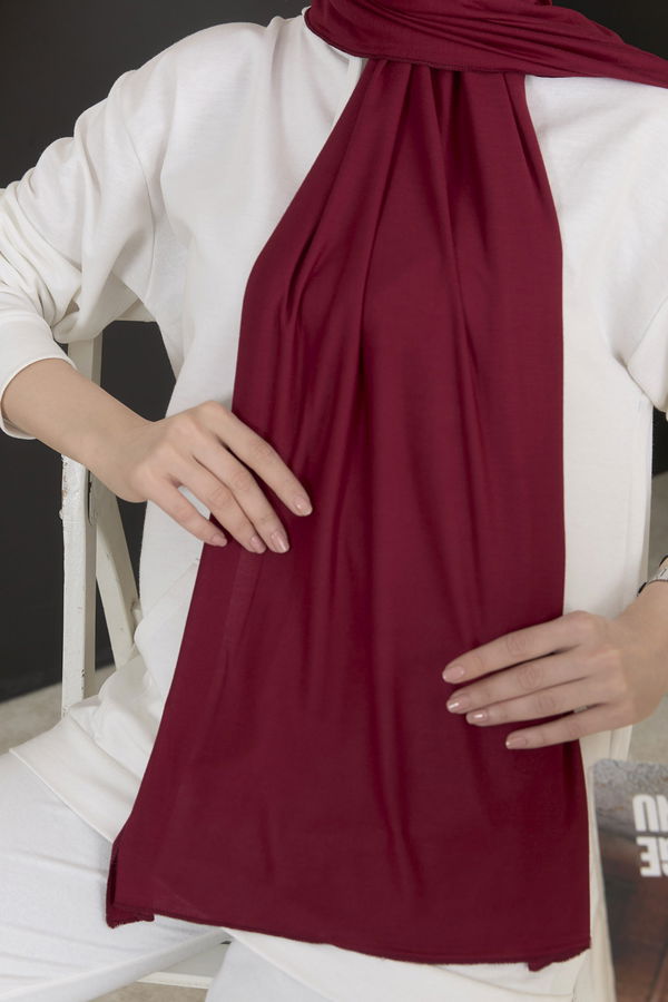 Penye Şal Bordo - 22175 BORDO