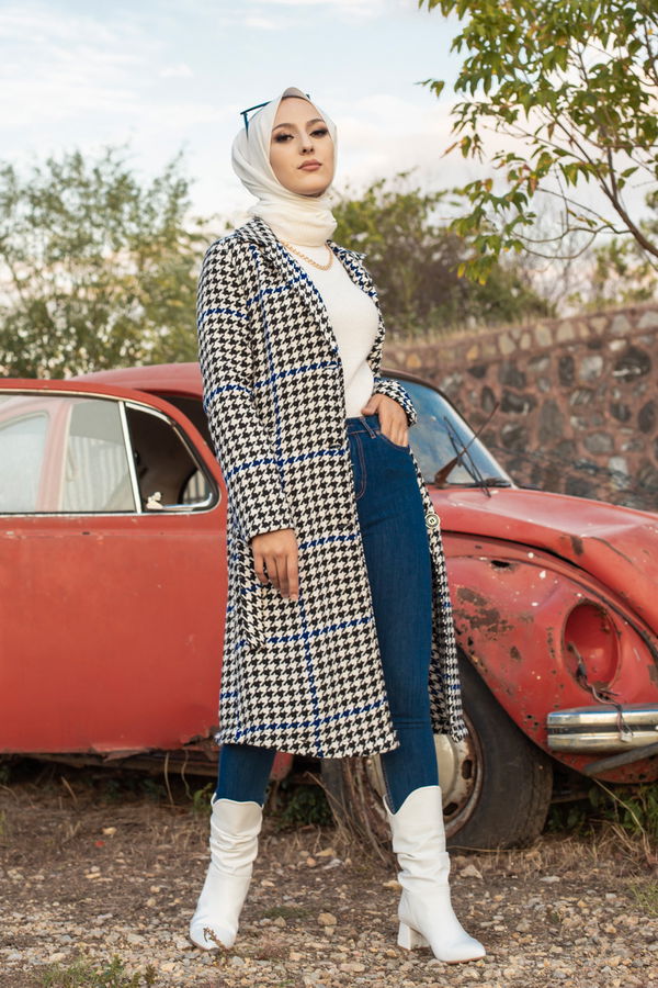 9075 CEKET Mavi - 9075 MAVİ