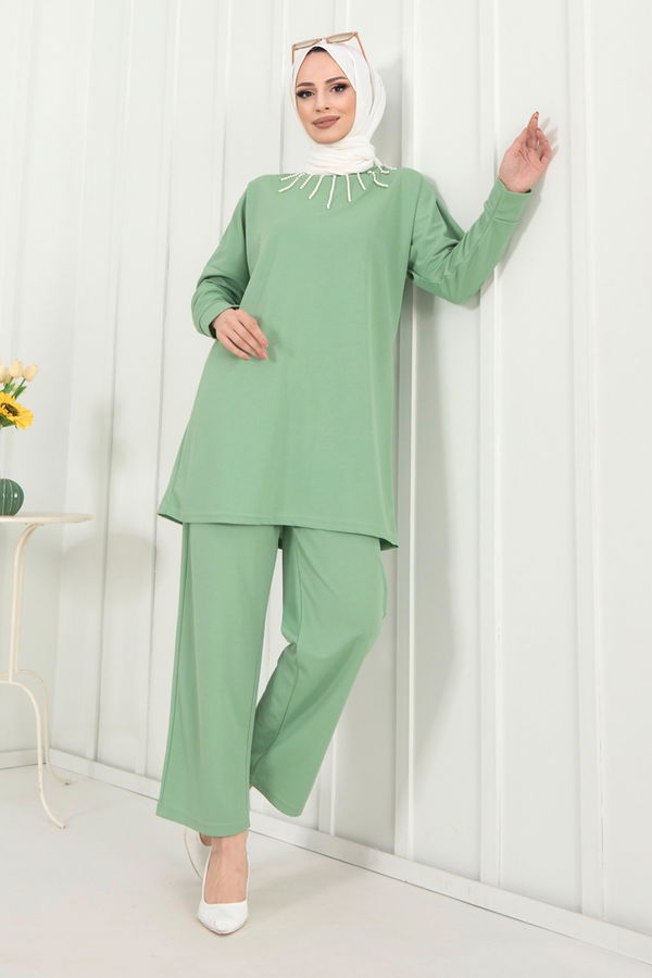 Tunik+Pantolon Yeşil - 22374