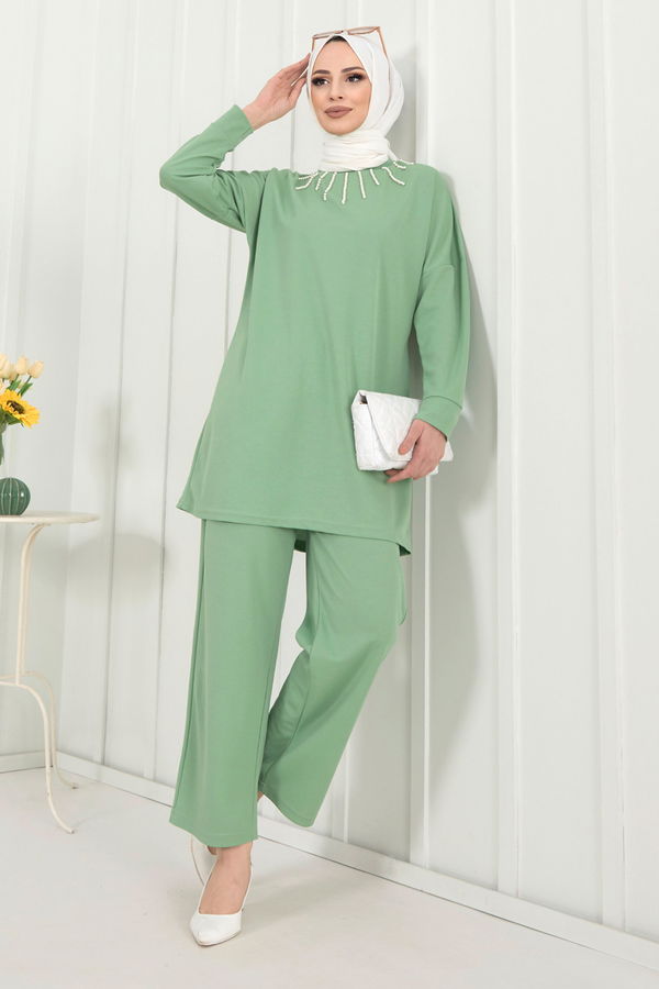 Tunik+Pantolon Yeşil - 22374