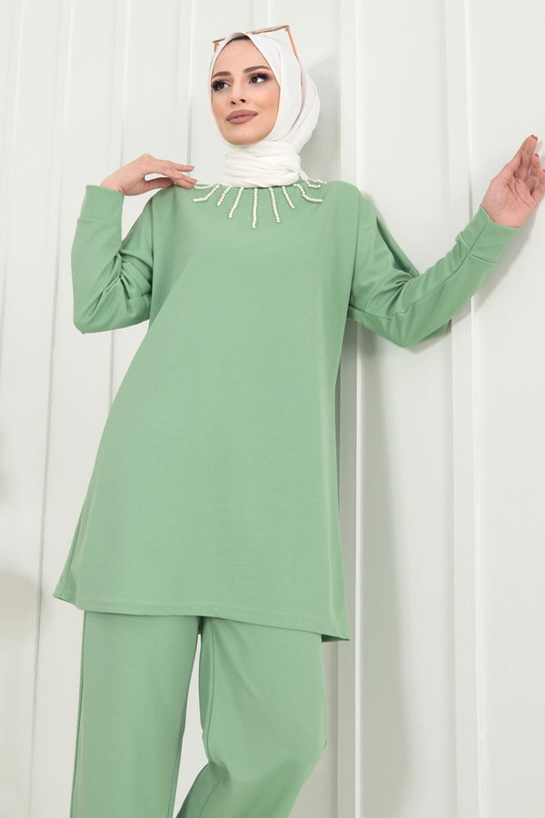 Tunik+Pantolon Yeşil - 22374