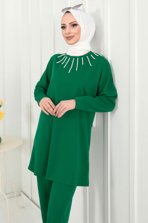 Tunik+Pantolon Yeşil - 22374 YEŞİL