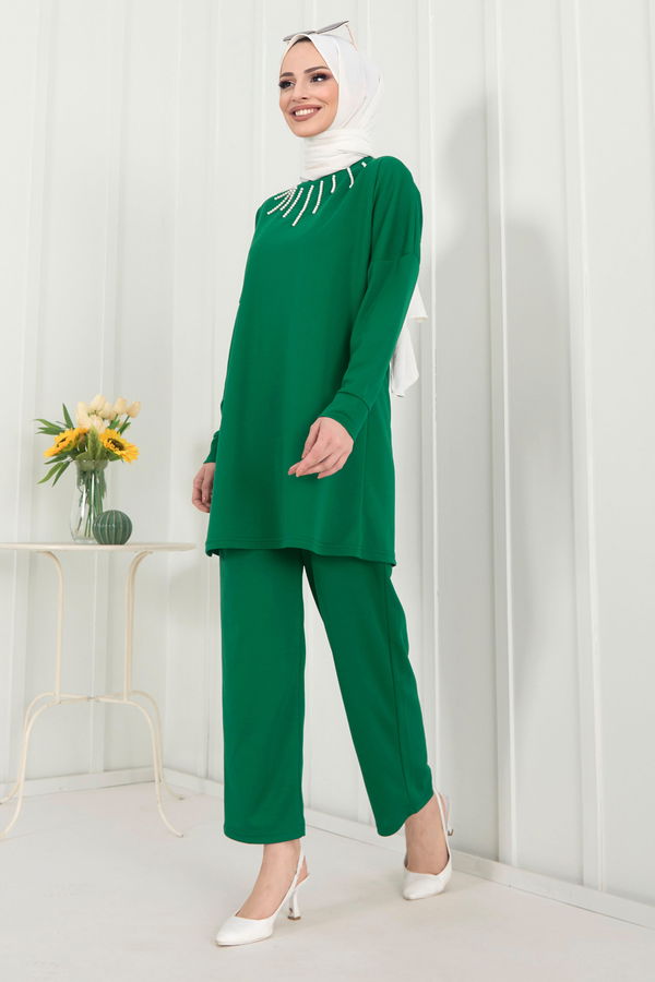 Tunik+Pantolon Yeşil - 22374 YEŞİL