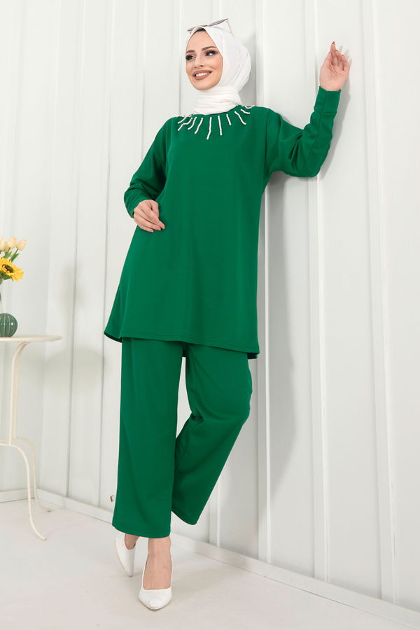 Tunik+Pantolon Yeşil - 22374 YEŞİL