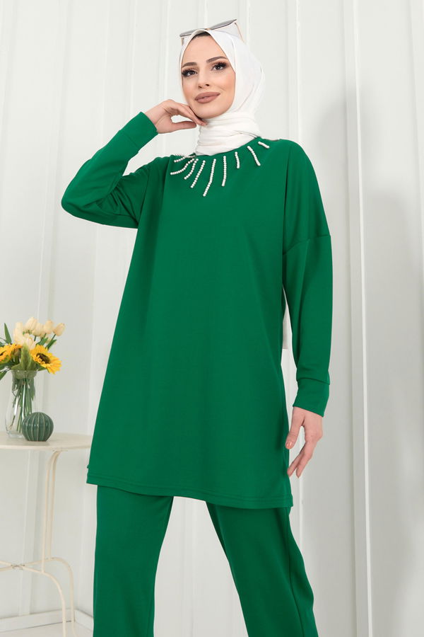 Tunik+Pantolon Yeşil - 22374 YEŞİL