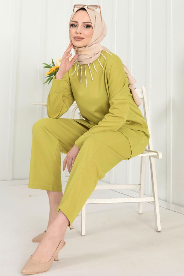 Tunik+Pantolon Yeşil - 22374 YEŞİL