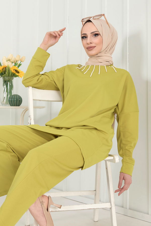 Tunik+Pantolon Yeşil - 22374 YEŞİL
