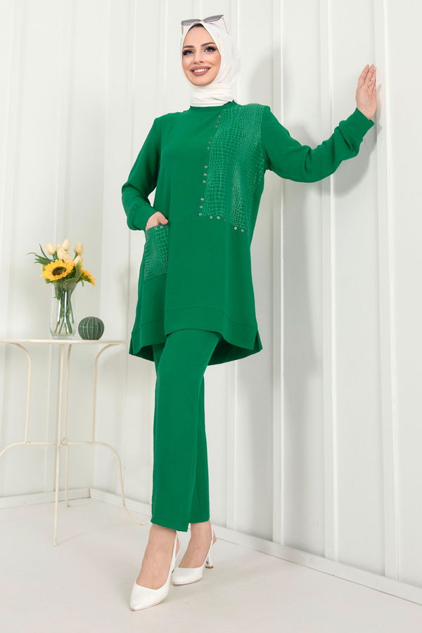 Tunik Pantolon Yeşil - 22347 YEŞİL