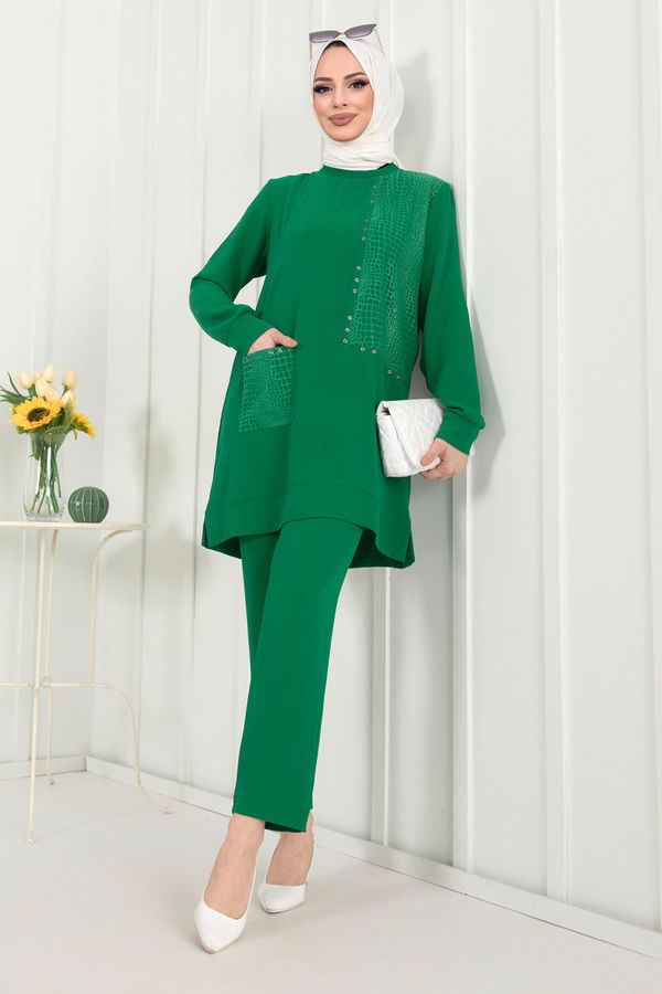 Tunik Pantolon Yeşil - 22347 YEŞİL