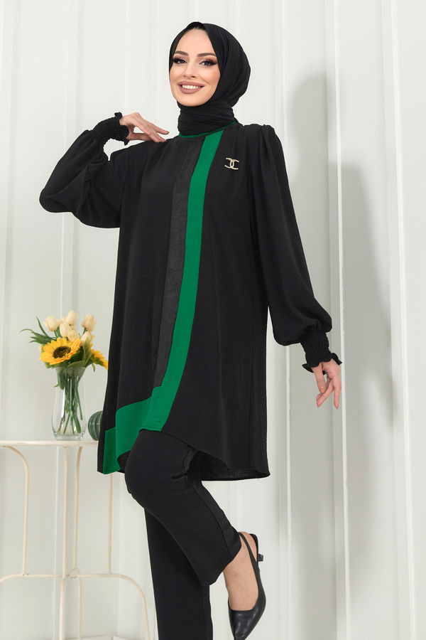 Tunik+Pantolon Yeşil - 22349 YEŞİL