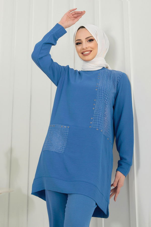 Tunik Pantolon Mavi - 22347