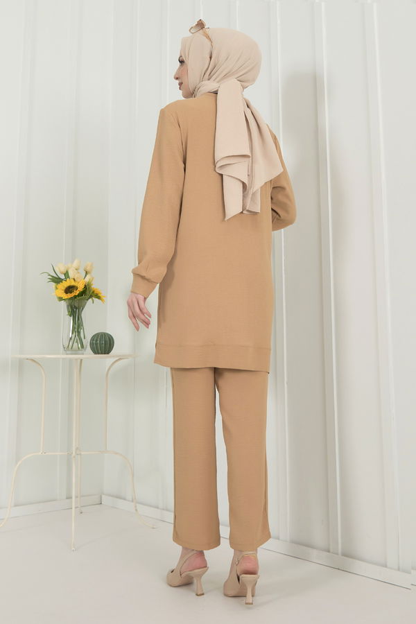 Tunik Pantolon Vizon - 22347 VİZON
