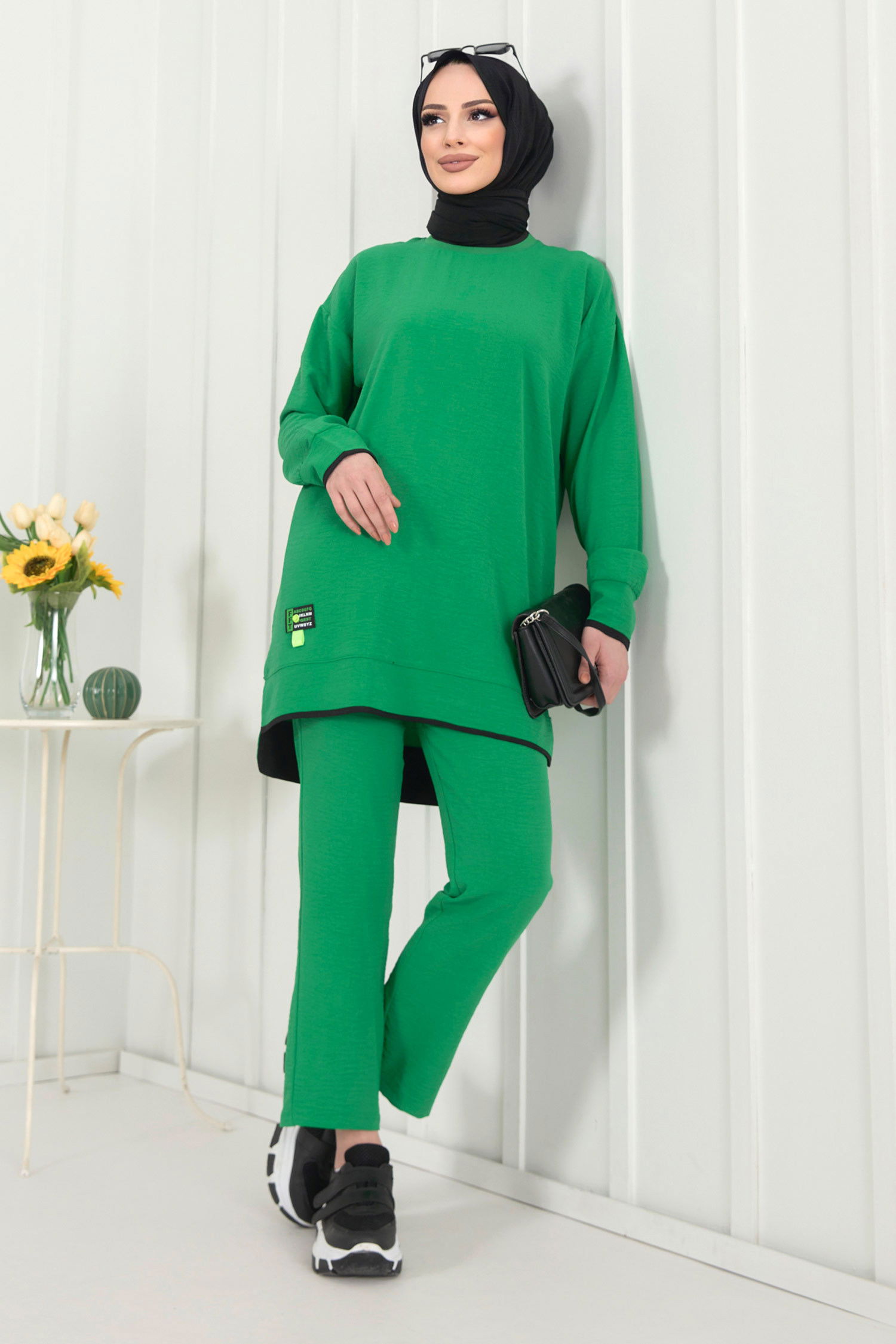 Tunik+Pantolon Yeşil - 22351