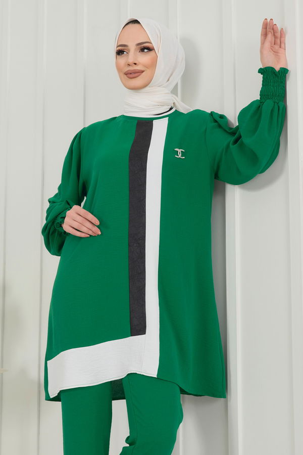 Tunik+Pantolon Yeşil - 22349 YEŞİL