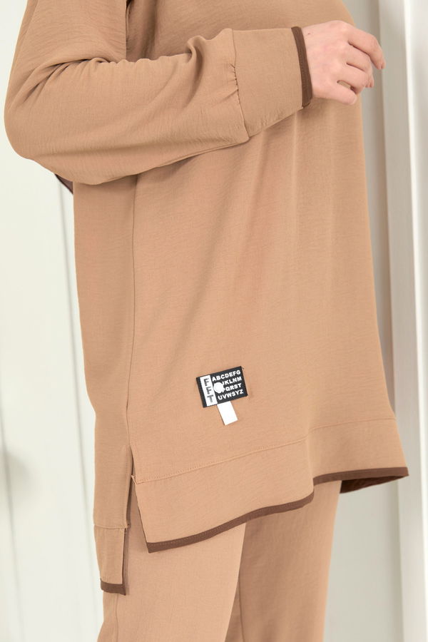 Tunik+Pantolon Vizon - 22351 VİZON