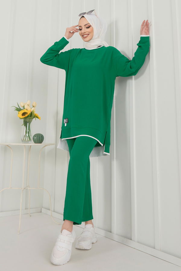 Tunik+Pantolon Yeşil - 22351