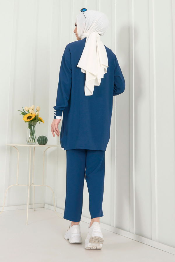 Tunik+Pantolon Mavi - 22350