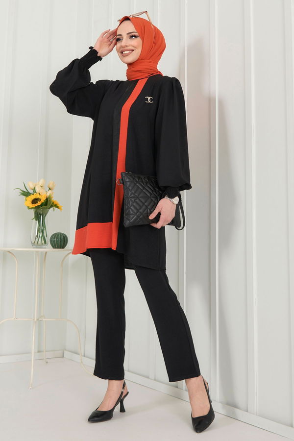 Tunik+Pantolon Turuncu - 22349 TURUNCU