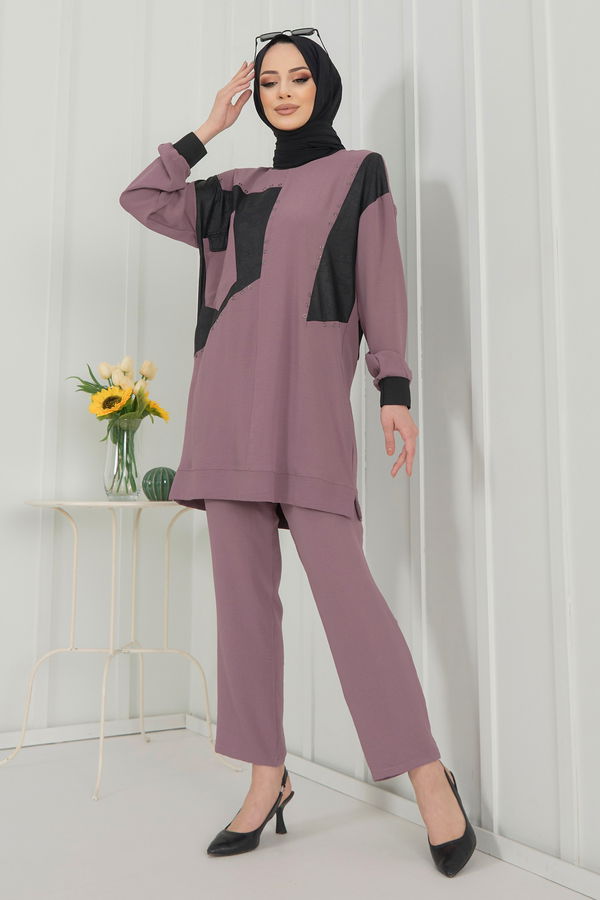 Tunik Pantolon Pembe - 22344