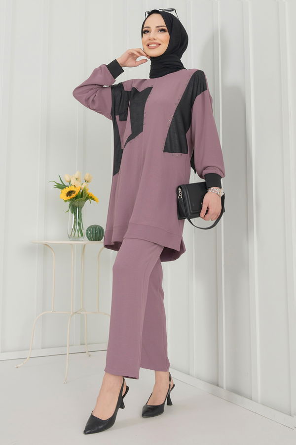 Tunik Pantolon Pembe - 22344