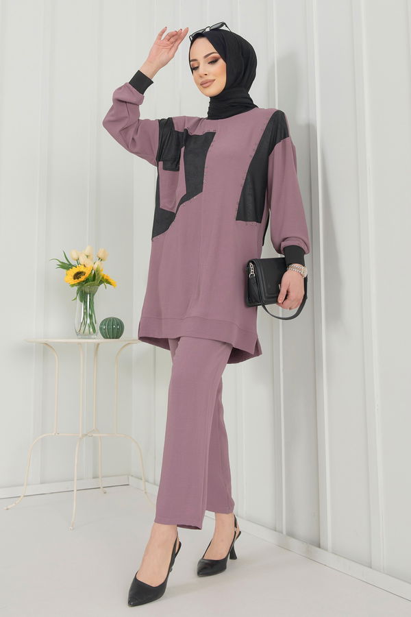 Tunik Pantolon Pembe - 22344