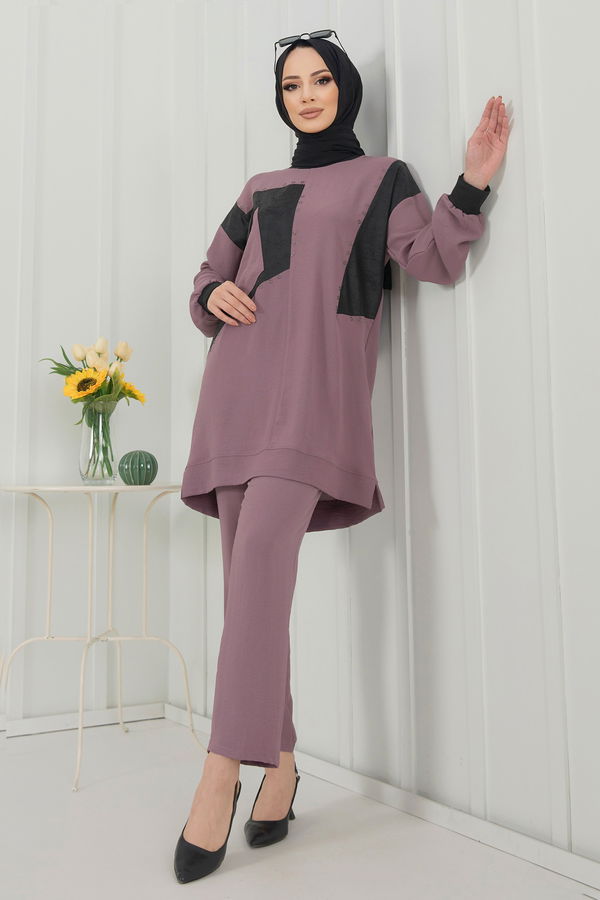 Tunik Pantolon Pembe - 22344
