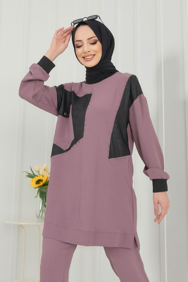 Tunik Pantolon Pembe - 22344