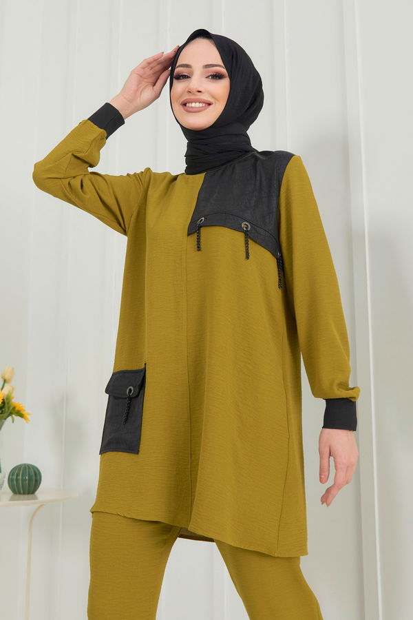 Tunik+Pantolon Yeşil - 22348