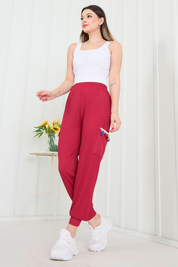 Pantolon Bordo - 22419