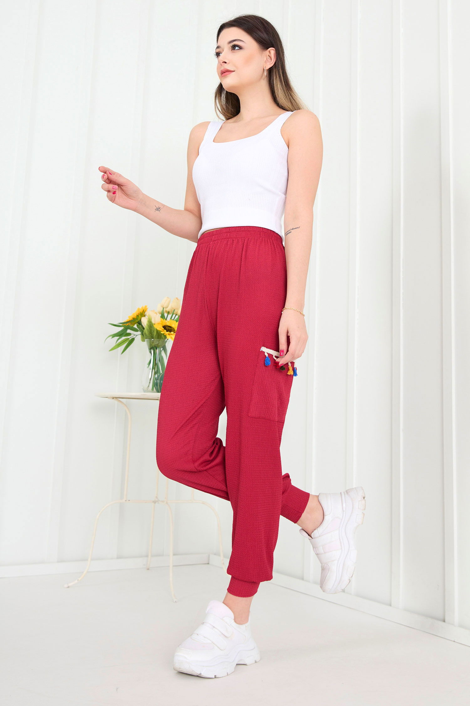 Pantolon Bordo - 22419