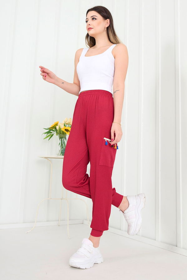 Pantolon Bordo - 22419