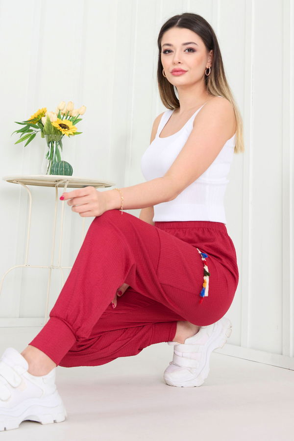 Pantolon Bordo - 22419
