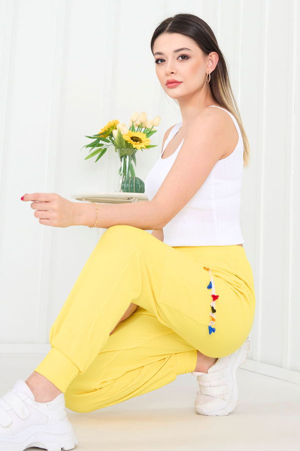 Pantolon Sarı - 22419