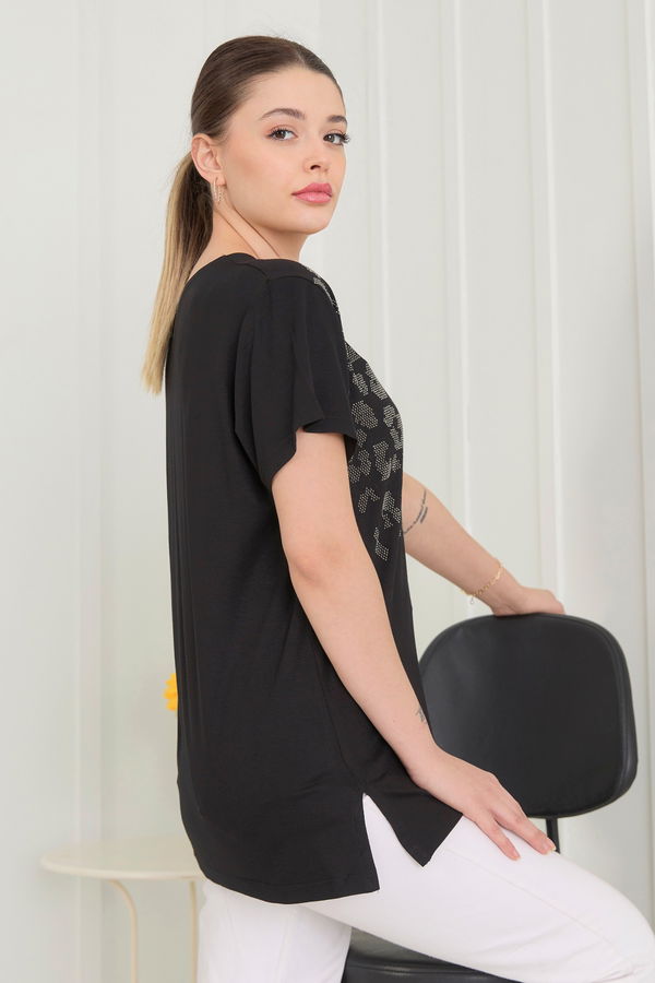T-Shirt Siyah - 22449